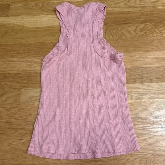 Anthropologie Pilcro High Neck Racer Tank Pink Size Extra Small NWOT - Picture 2 of 3